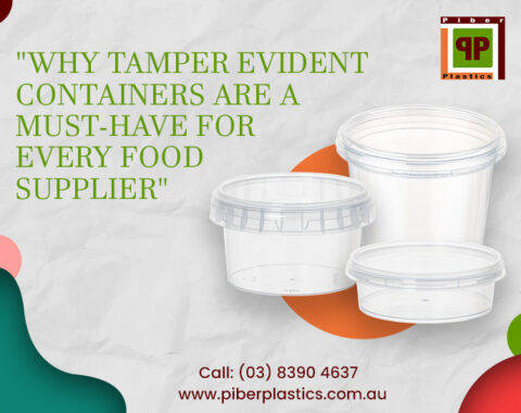 tamper evident containers are must for every food supplier | Piber Plastics